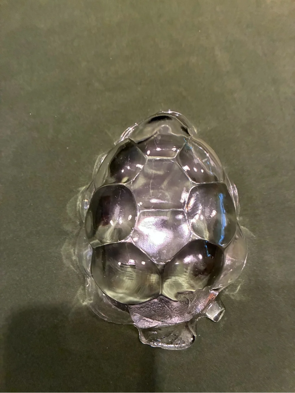 Vintage Glass Candy Dish-Grape Cluster- Studio Nova Textured Leaf 🍇 Trinket Dish